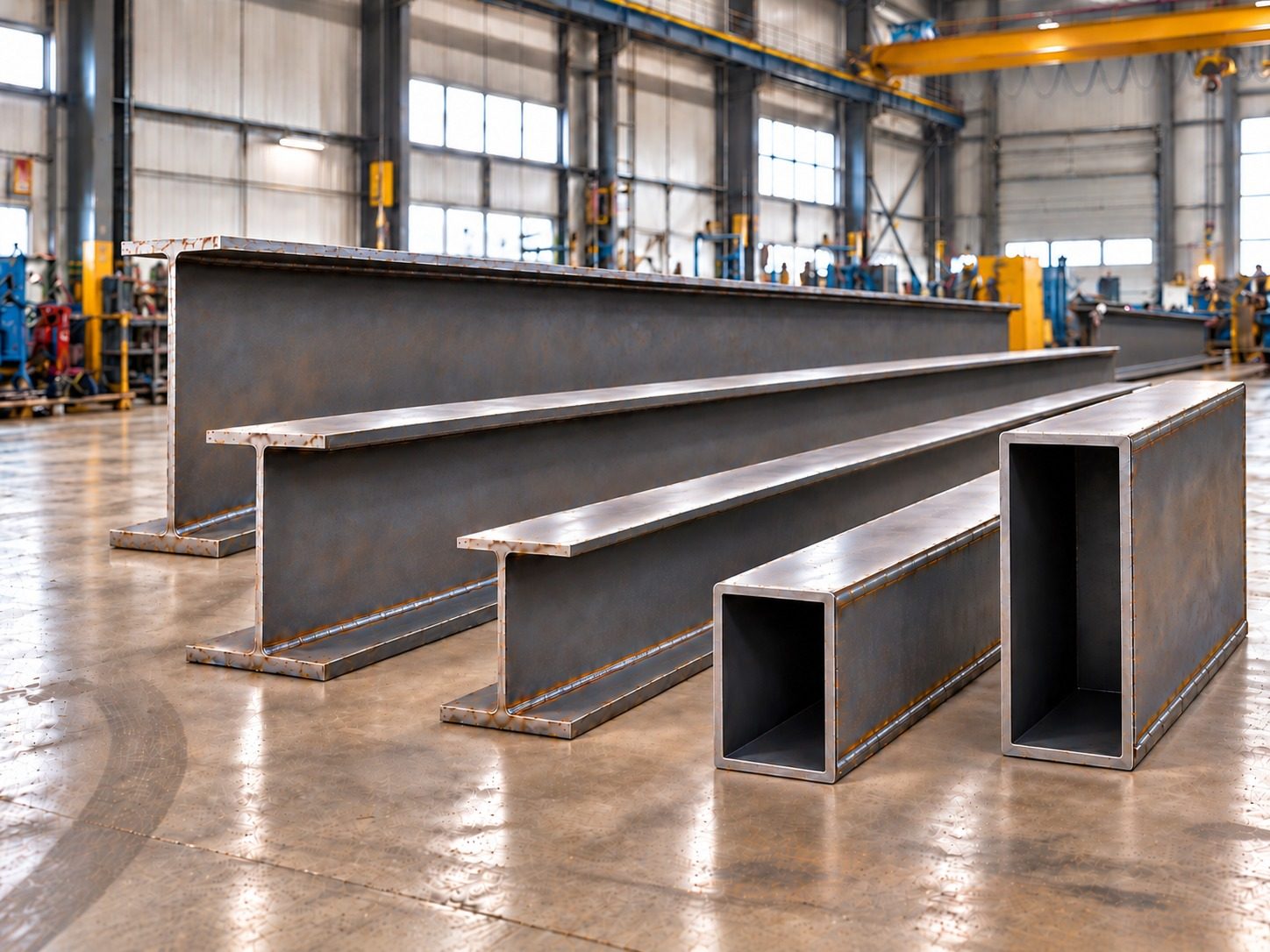 Welded beams (WB) and welded columns (WC) made to order